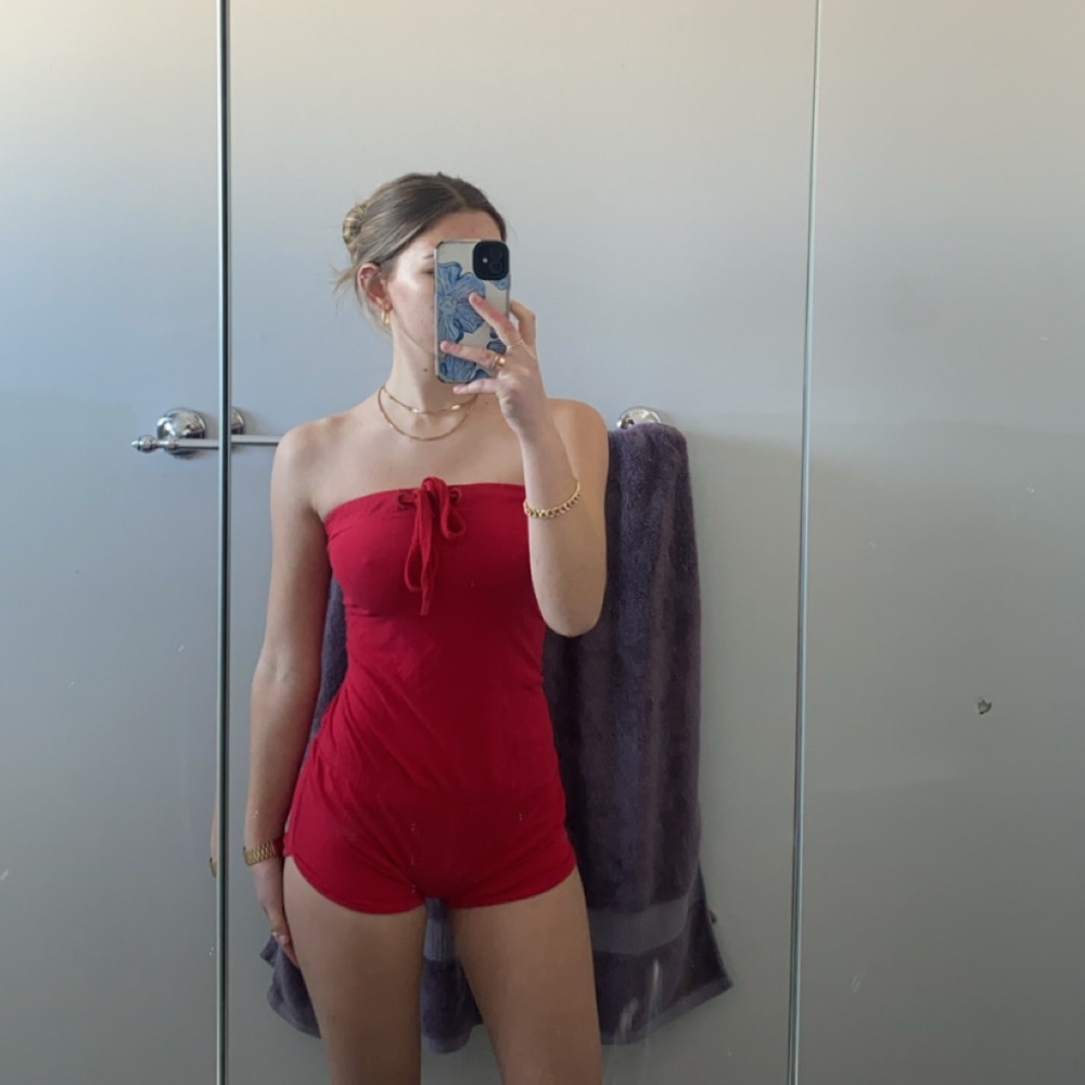 Casual Tube Romper
